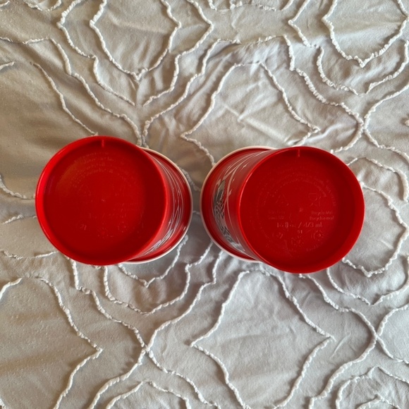 2 NWOT Starbucks 2021 Holiday Red Cups Set - Picture 4 of 6